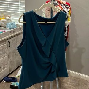 White House Black Market cami, teal